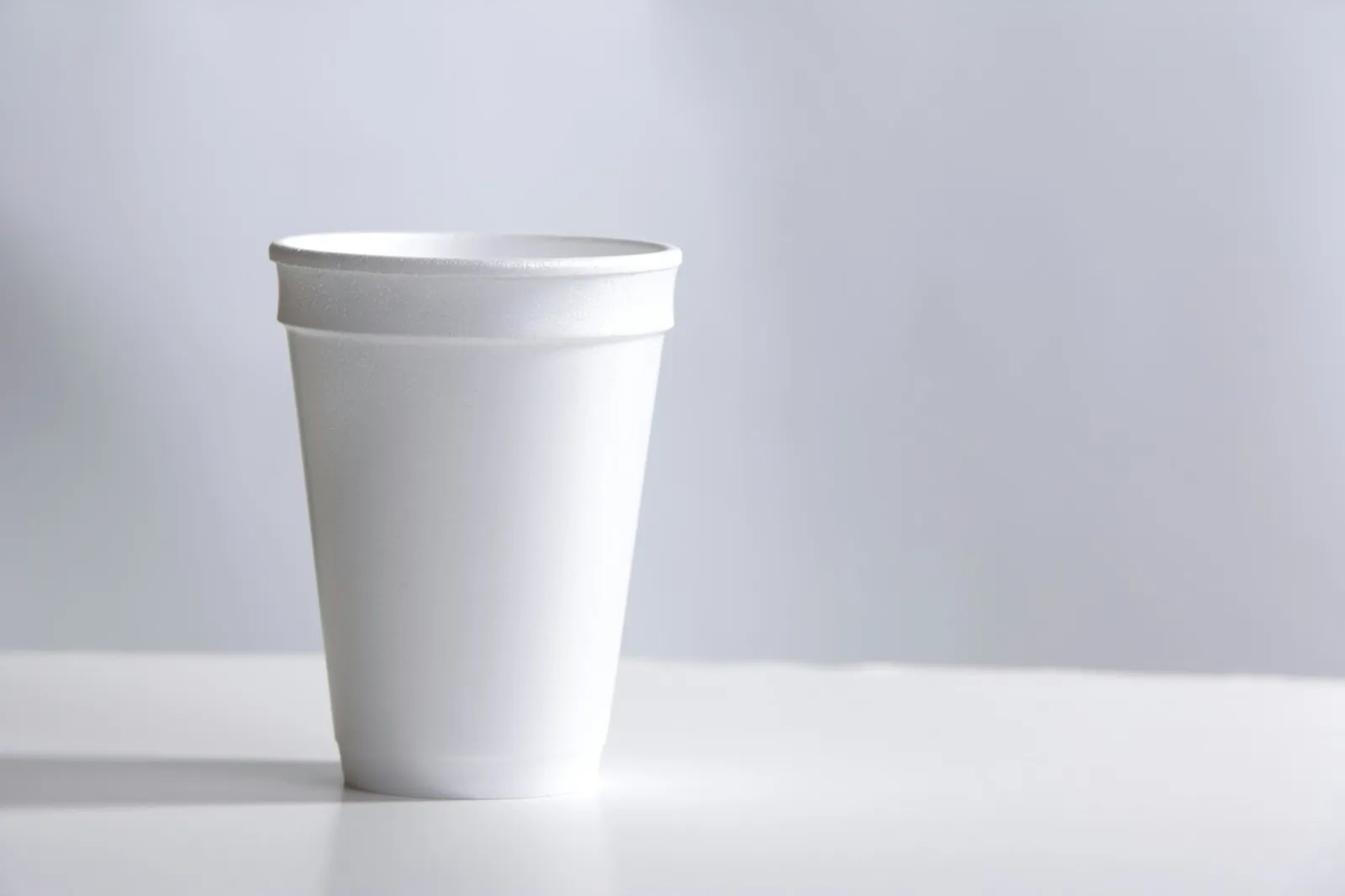 Styrofoam Cup on desk