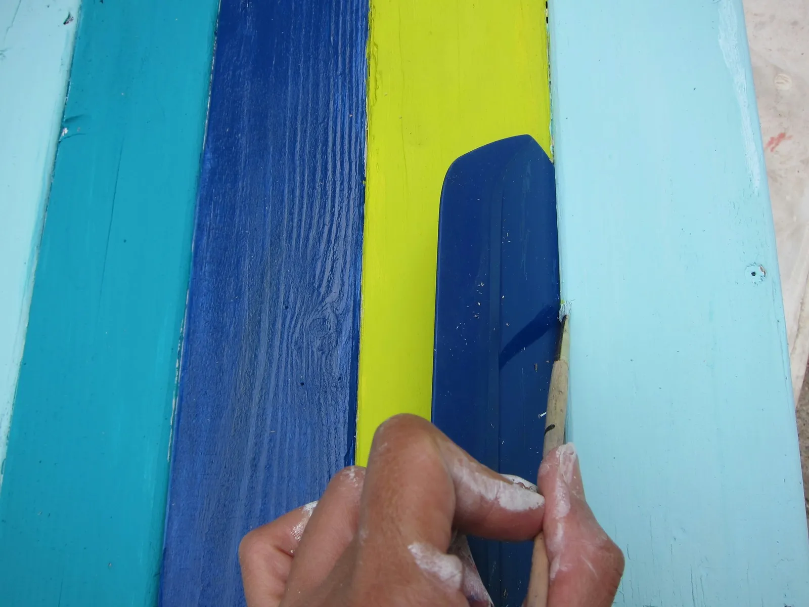 Adding color to bench