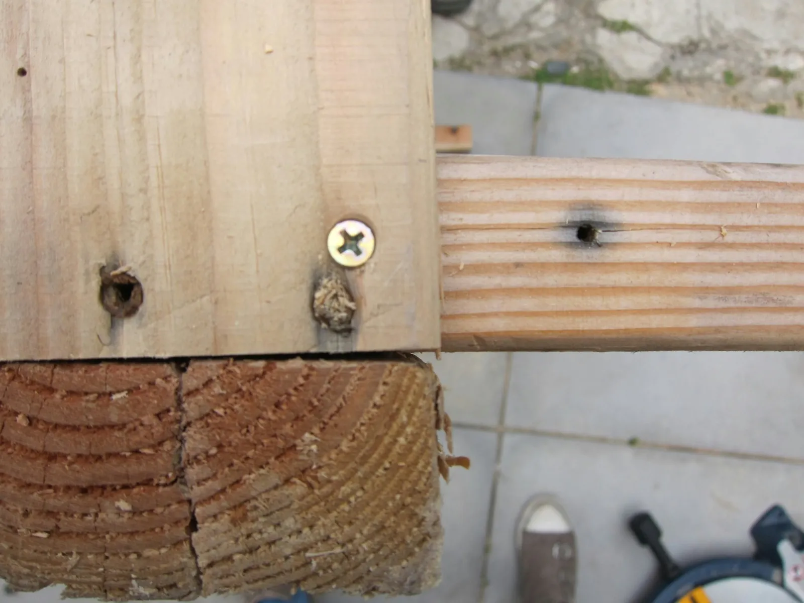 Add a side screw