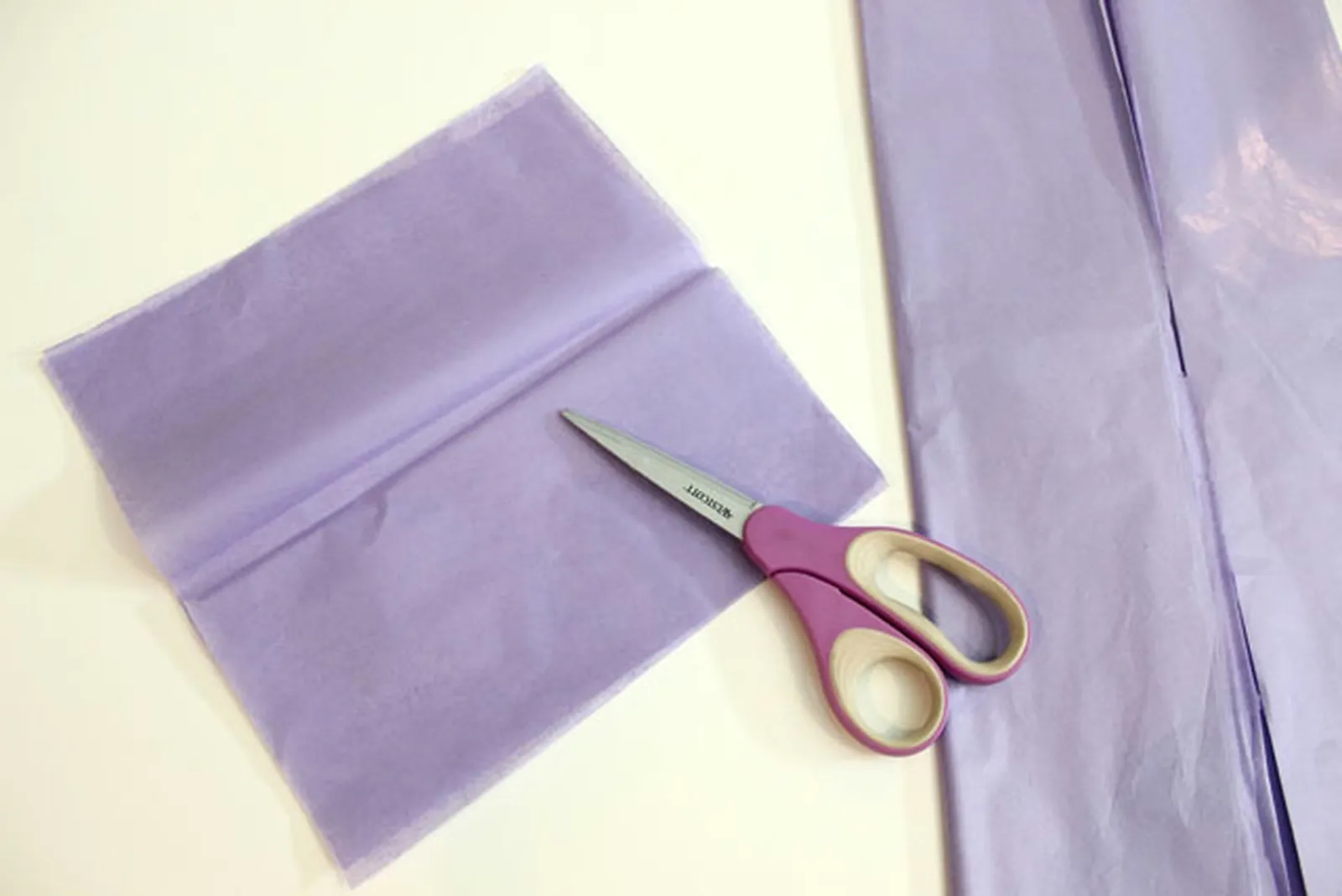 One sheet of paper yields several squares.