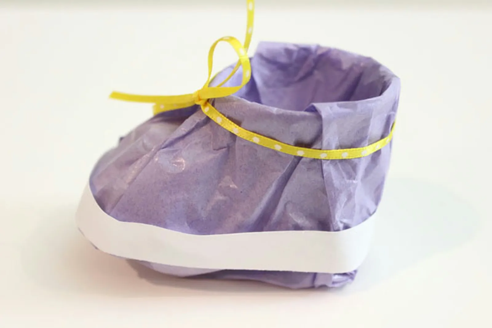 Use white paper for the rubber sidewalls.
