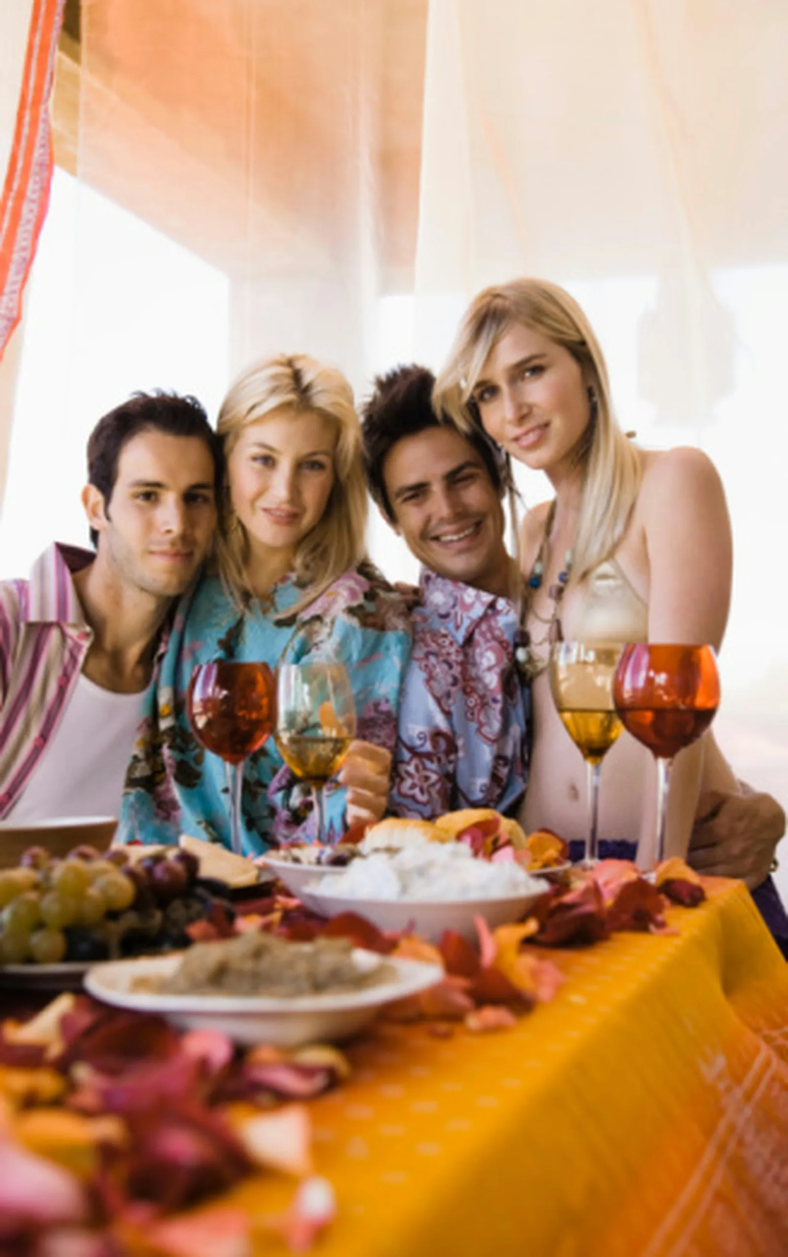For a seated dinner party, allow a few entree options for guests with dietary concerns.