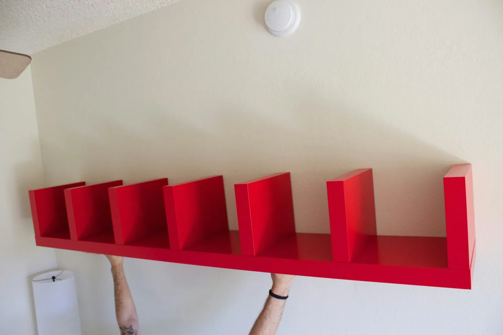 Mounting an IKEA Lack Shelf on Your Wall