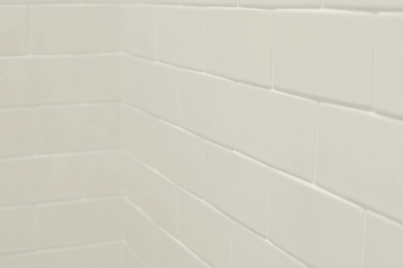 White subway tile in bathroom
