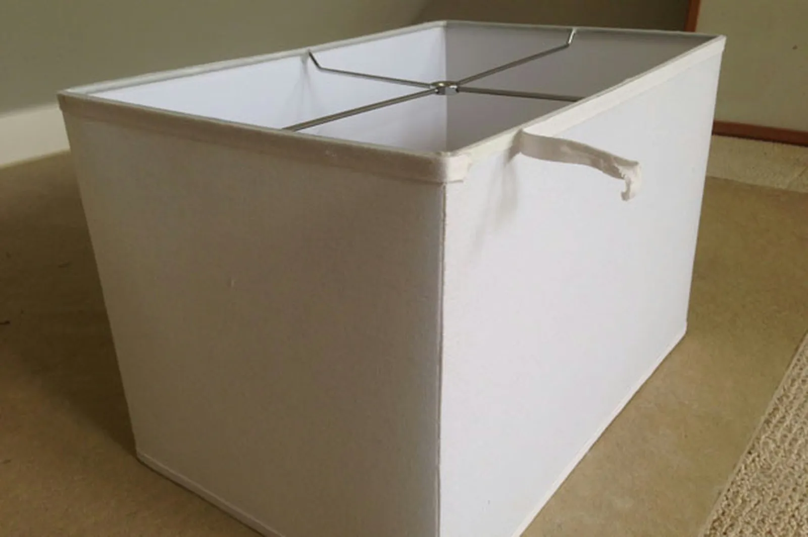 Remove trim to start with a flat, clean surface.