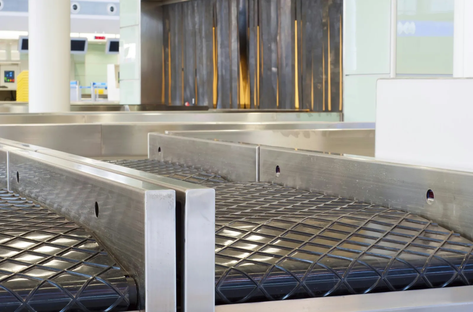 Airport baggage screening equipment