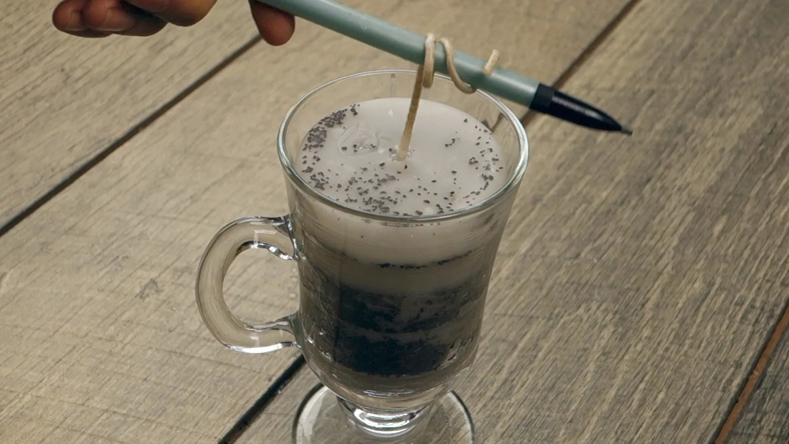 DIY Coffee-Scented Candles from Leftover Wax