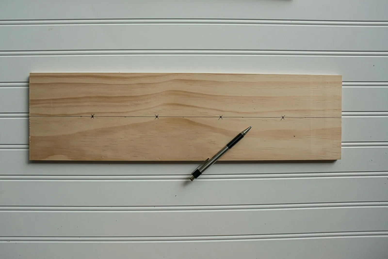 Mark for drilling