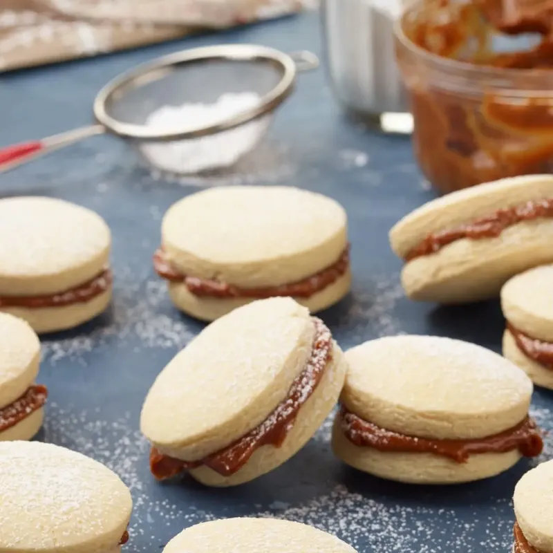 Caramel Cookie Sandwiches