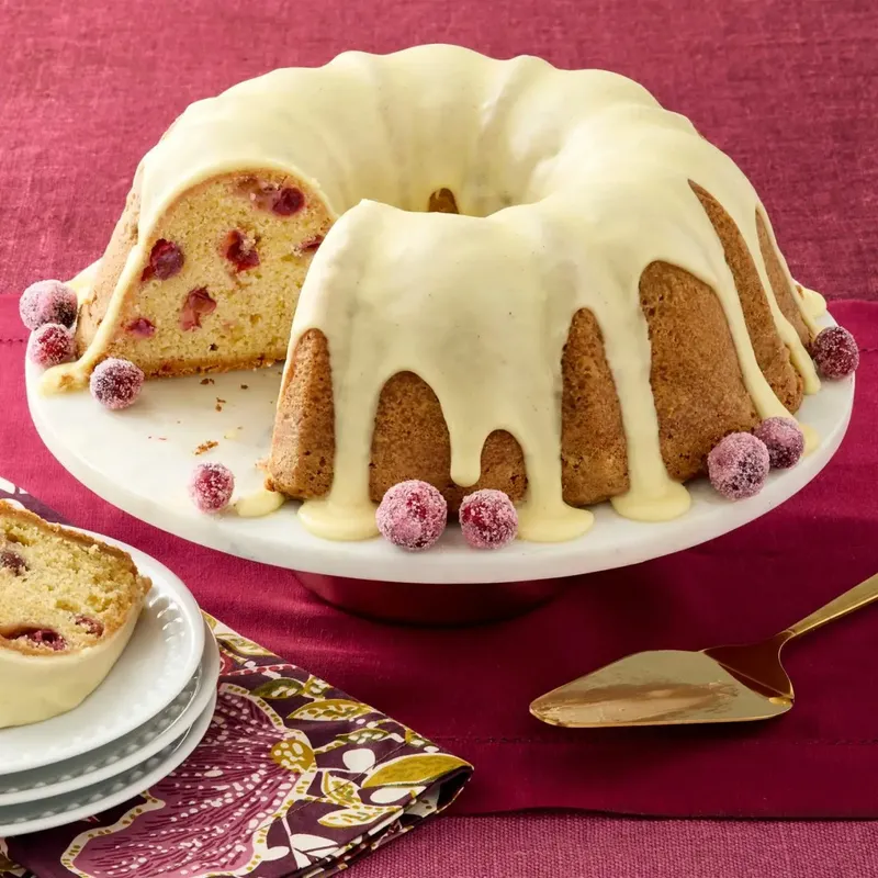 Orange-Ginger Cranberry Bundt Cake