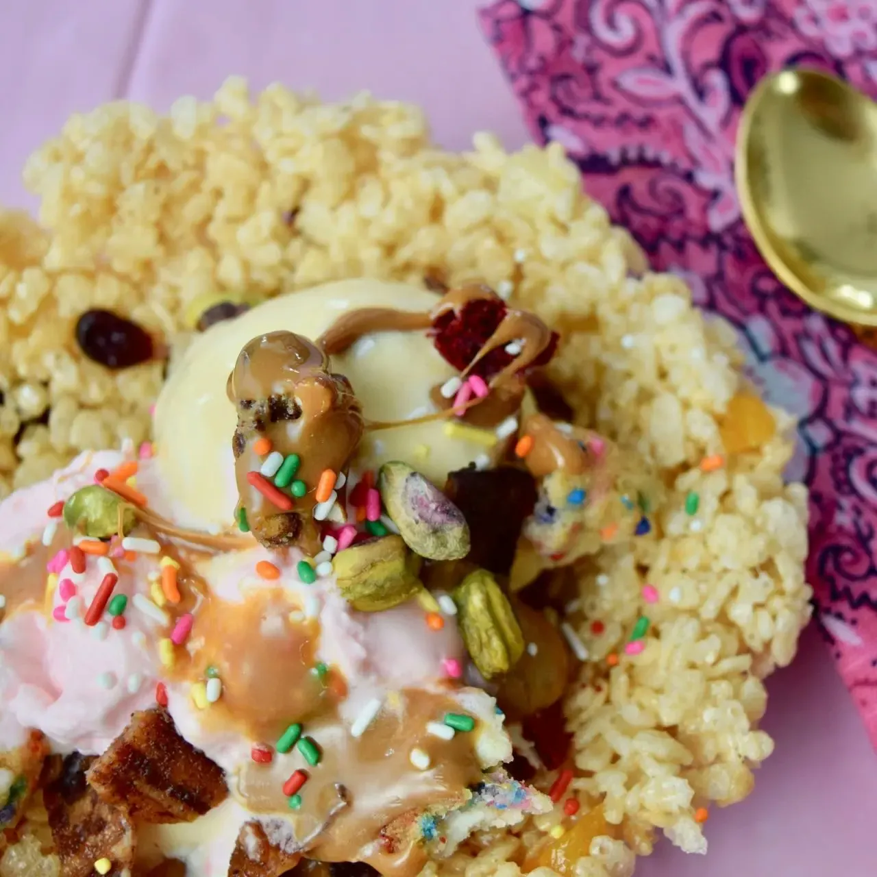 Fruity Marshmallow Cereal Bowl