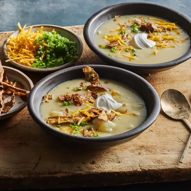 Vegan Baked Potato Soup