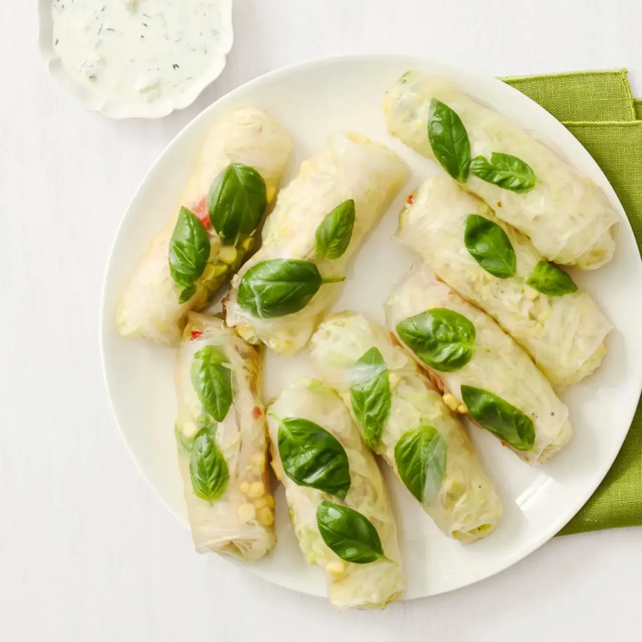 Cobb Salad Summer Rolls