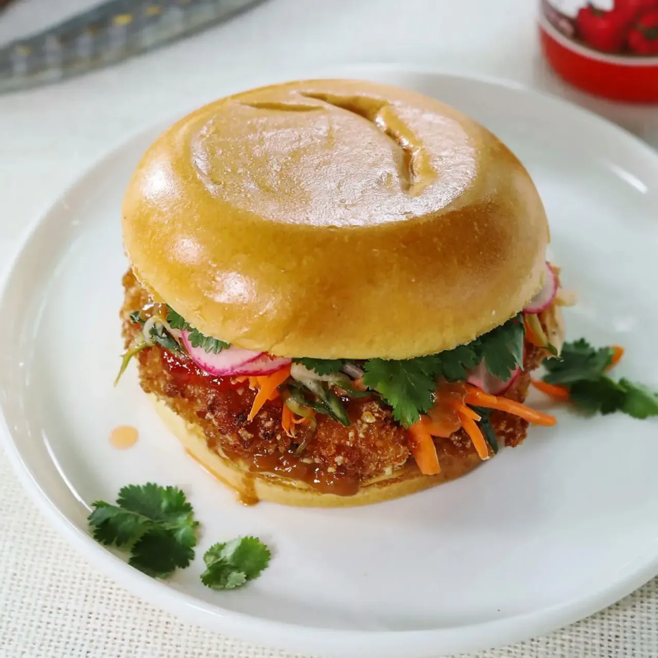 Fried Peanut-Crusted Chicken Sandwiches