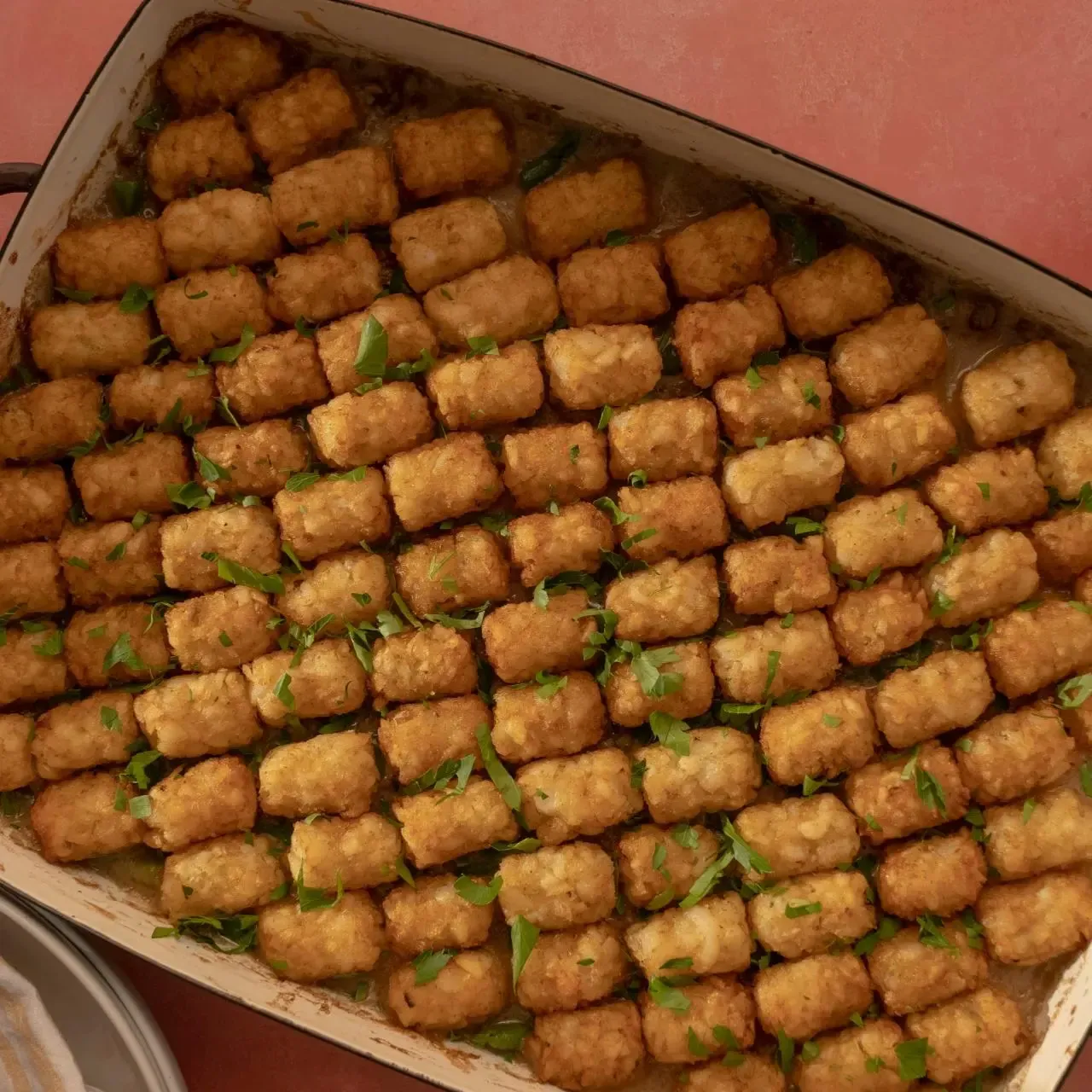 Classic Beef Tot Hotdish