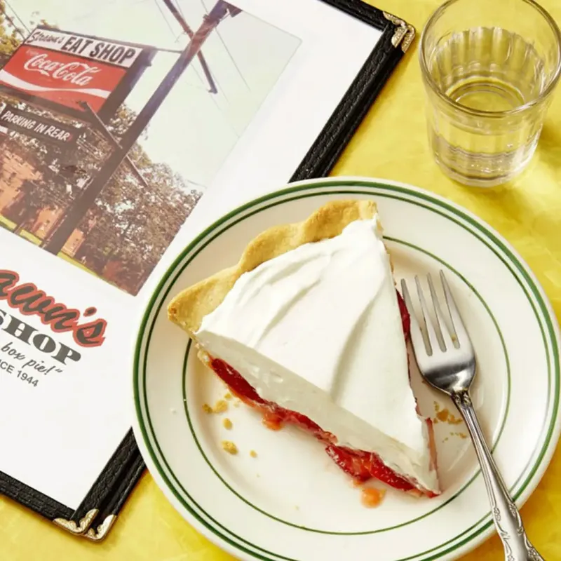 Strawn's Eat Shop's Strawberry Icebox Pie