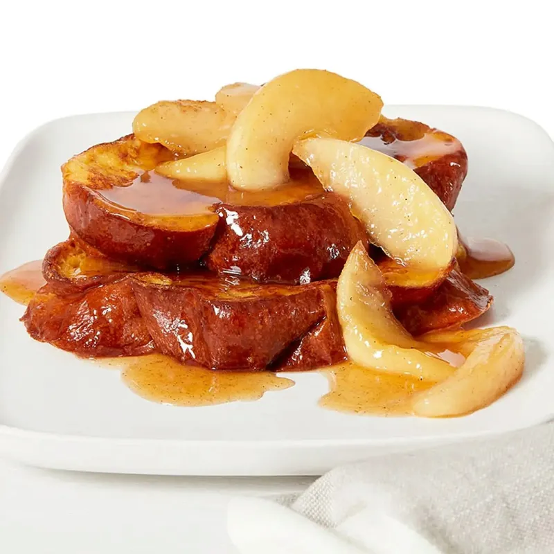 Brandied Apple Challah French Toast